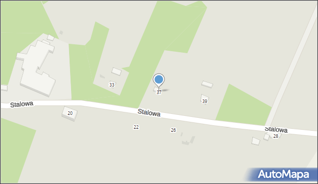 Kutno, Stalowa, 37, mapa Kutno