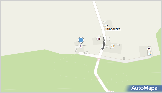 Lasowice Małe, Stawowa, 47, mapa Lasowice Małe