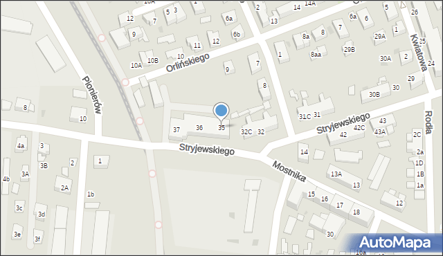 Lębork, Stryjewskiego Mieczysława, 35, mapa Lębork