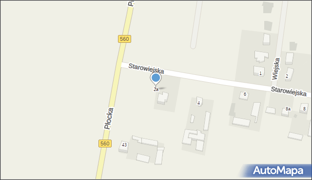 Lelice, Starowiejska, 2a, mapa Lelice