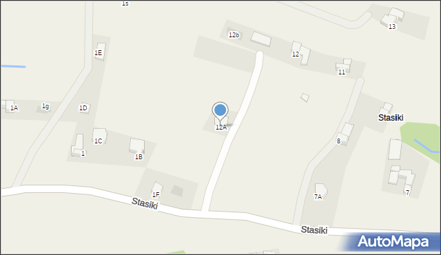 Leśnica, Stasiki, 12A, mapa Leśnica