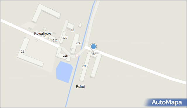 Leśnica, Stawowa, 26F, mapa Leśnica