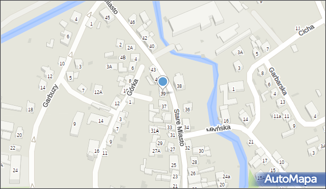 Lidzbark, Stare Miasto, 39, mapa Lidzbark