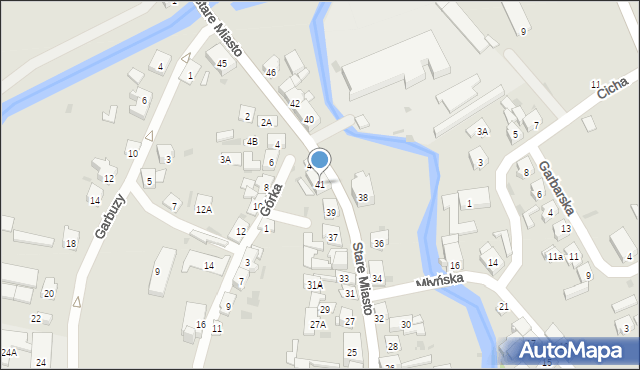 Lidzbark, Stare Miasto, 41, mapa Lidzbark