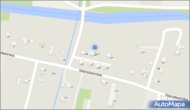 Limanowa, Starodworska, 14F, mapa Limanowa