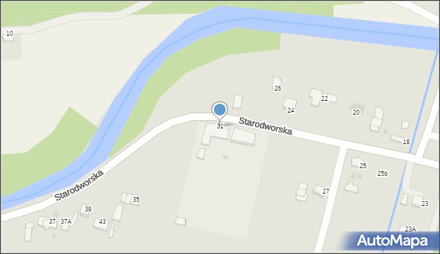 Limanowa, Starodworska, 31, mapa Limanowa