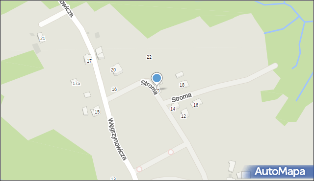 Limanowa, Stroma, 20, mapa Limanowa