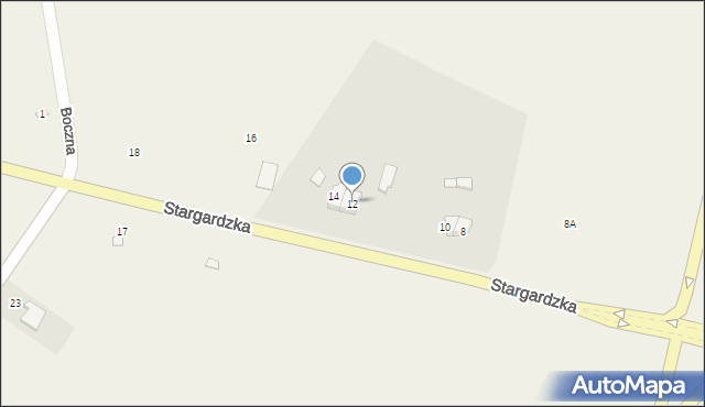 Lipnik, Stargardzka, 12, mapa Lipnik