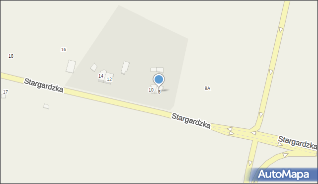 Lipnik, Stargardzka, 8, mapa Lipnik