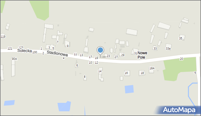 Lipsko, Stadionowa, 21, mapa Lipsko