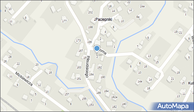 Łodygowice, Stroma, 2, mapa Łodygowice