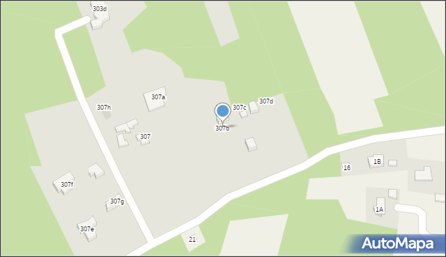 Łódź, Strykowska, 307b, mapa Łodzi