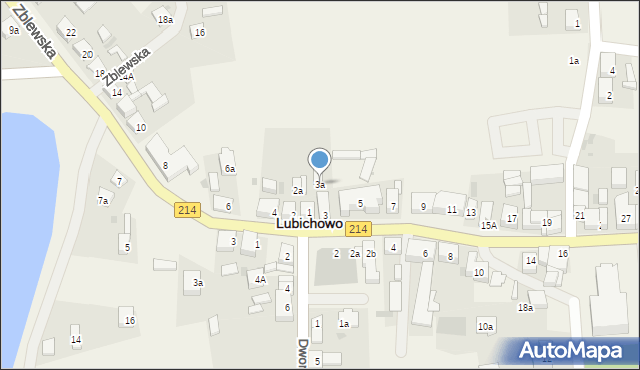 Lubichowo, Starogardzka, 3a, mapa Lubichowo