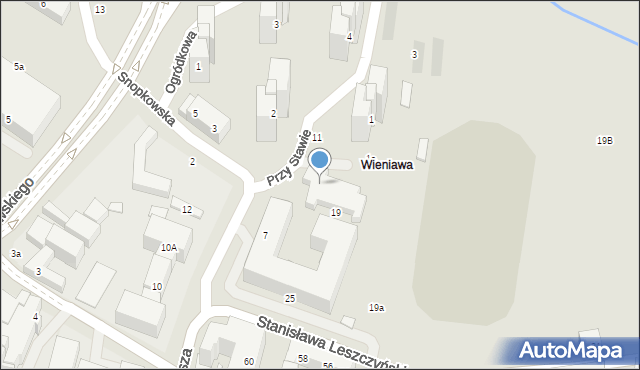 Lublin, Stanisława Leszczyńskiego, 19i, mapa Lublina