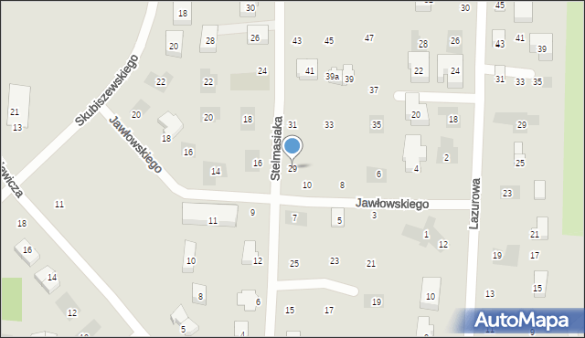 Lublin, Stelmasiaka Mieczysława, 29, mapa Lublina