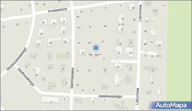 Lublin, Stelmasiaka Mieczysława, 39, mapa Lublina