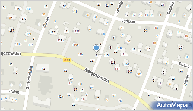 Lublin, Strumykowa, 2, mapa Lublina