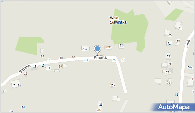 Lublin, Stroma, 20b, mapa Lublina