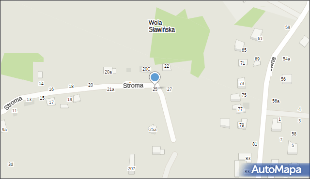 Lublin, Stroma, 25, mapa Lublina