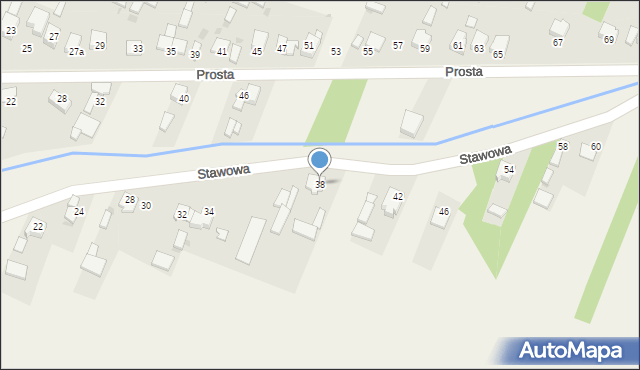 Lubojenka, Stawowa, 38, mapa Lubojenka
