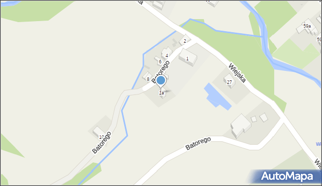 Ludwikowice Kłodzkie, Stefana Batorego, 1a, mapa Ludwikowice Kłodzkie
