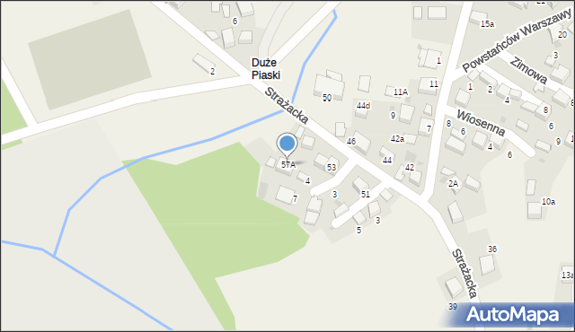 Luszowice, Strażacka, 57A, mapa Luszowice