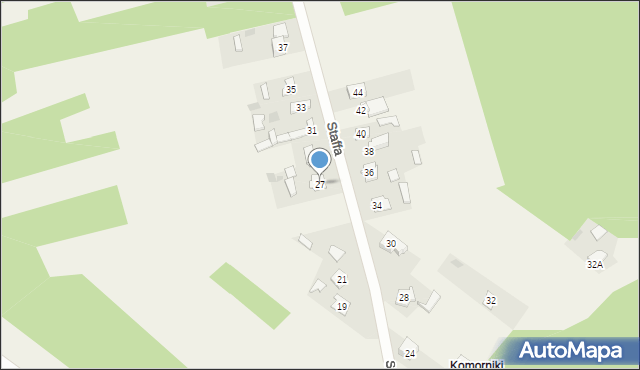 Majków, Staffa Leopolda, 27, mapa Majków