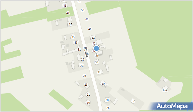 Majków, Staffa Leopolda, 38, mapa Majków