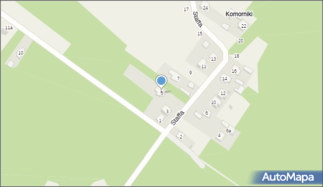 Majków, Staffa Leopolda, 5, mapa Majków