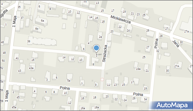 Malczyce, Strażacka, 2, mapa Malczyce