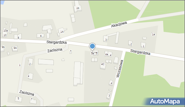 Marianowo, Stargardzka, 5a, mapa Marianowo