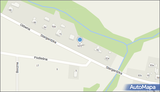 Marianowo, Stargardzka, 62/2, mapa Marianowo