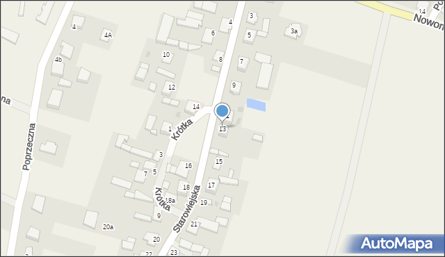 Marzęcice, Starowiejska, 13, mapa Marzęcice