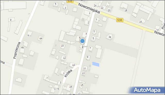 Marzęcice, Starowiejska, 8, mapa Marzęcice