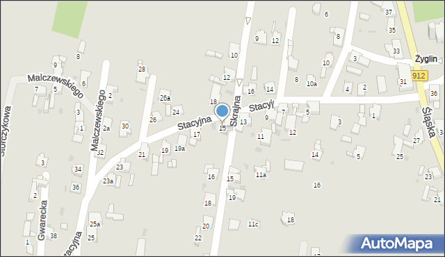 Miasteczko Śląskie, Stacyjna, 15, mapa Miasteczko Śląskie