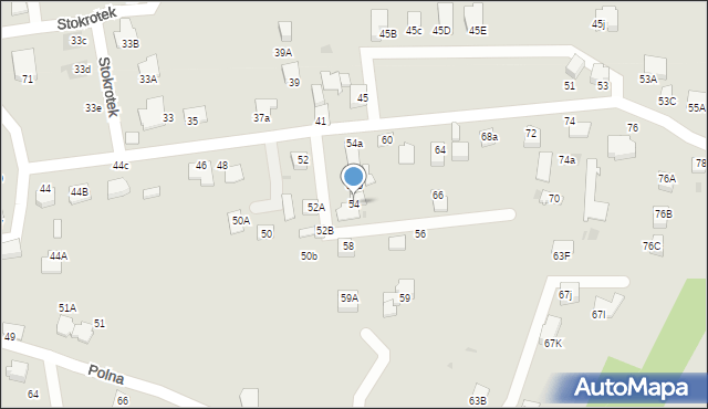 Mikołów, Strażacka, 54, mapa Mikołów