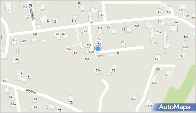 Mikołów, Strażacka, 58, mapa Mikołów