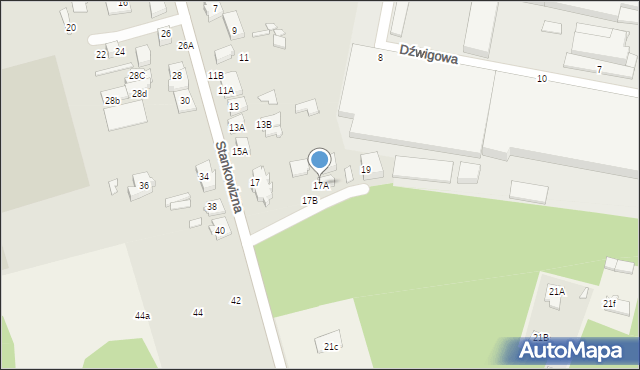 Mińsk Mazowiecki, Stankowizna, 17A, mapa Mińsk Mazowiecki