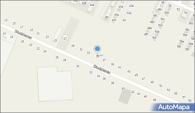 Modlnica, Studzienki, 35, mapa Modlnica
