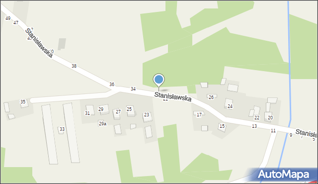 Mokrzyska, Stanisławska, 28-32, mapa Mokrzyska