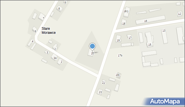 Morawce, Stare Morawce, 10, mapa Morawce