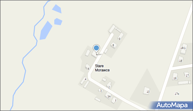 Morawce, Stare Morawce, 7, mapa Morawce