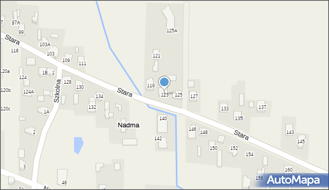 Nadma, Stara, 123, mapa Nadma