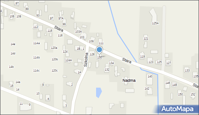 Nadma, Stara, 130, mapa Nadma