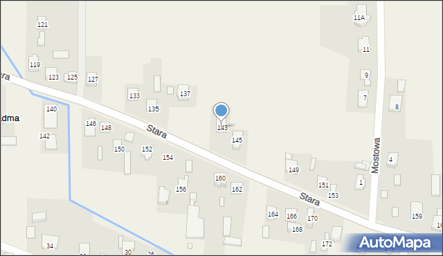 Nadma, Stara, 143, mapa Nadma