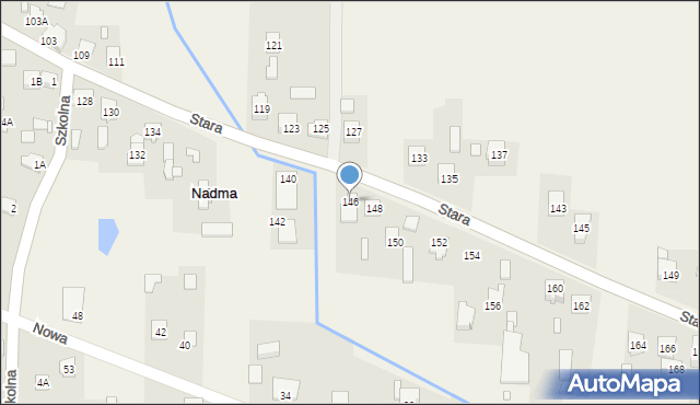 Nadma, Stara, 146, mapa Nadma