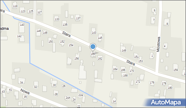 Nadma, Stara, 160, mapa Nadma