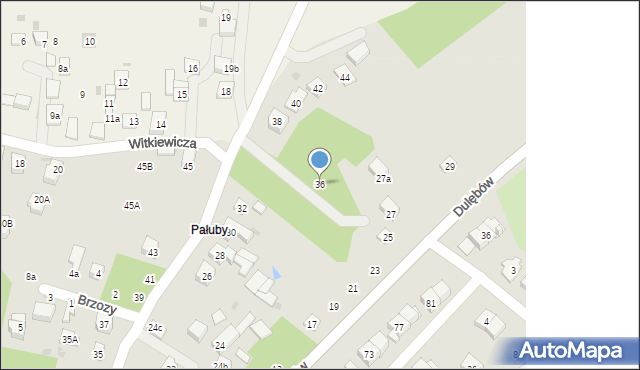 Nałęczów, Stanisława Augusta Poniatowskiego, 36, mapa Nałęczów