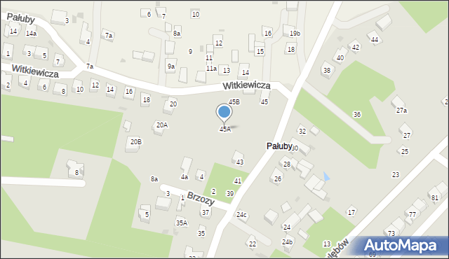 Nałęczów, Stanisława Augusta Poniatowskiego, 45A, mapa Nałęczów