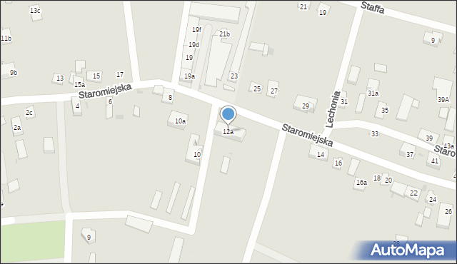 Namysłów, Staromiejska, 12a, mapa Namysłów